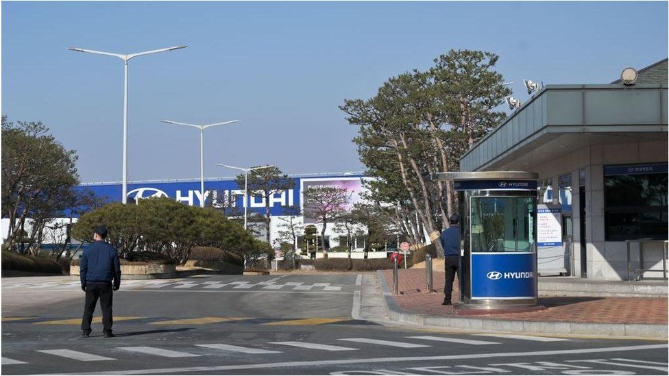 The Hyundai Motor Asan Factory in Asan, South Korea