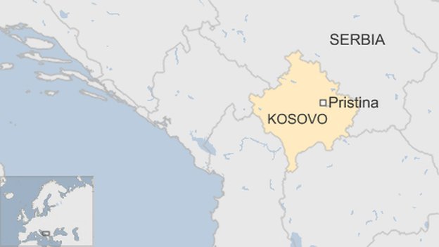 Карта Косово