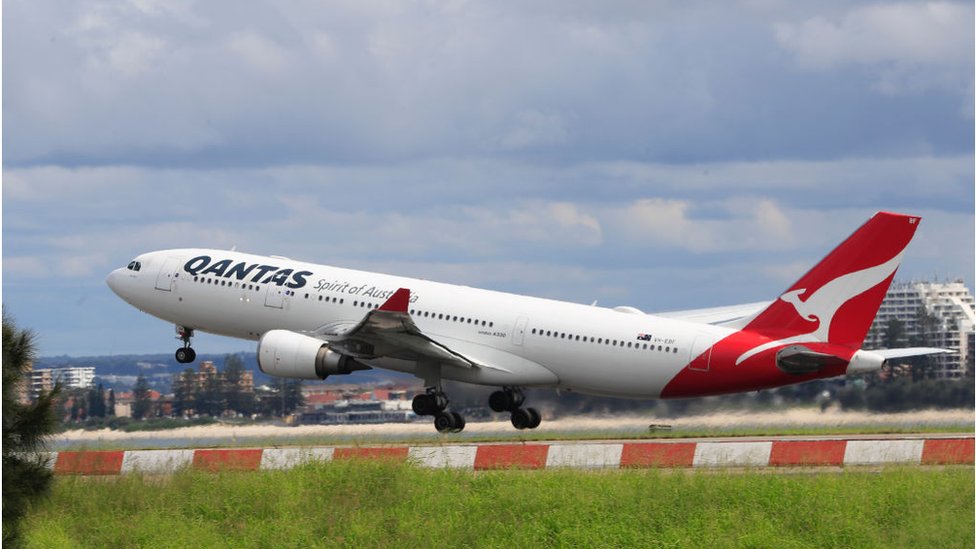 Самолет Qantas