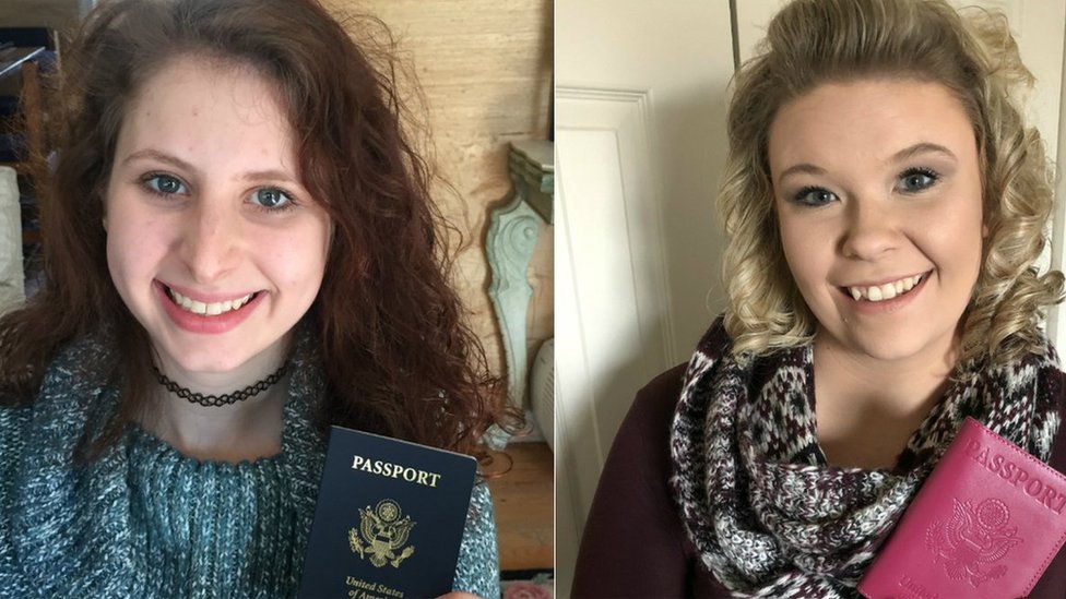 Морган Грант и Хилари Кассодей - два новых обладателя паспорта США