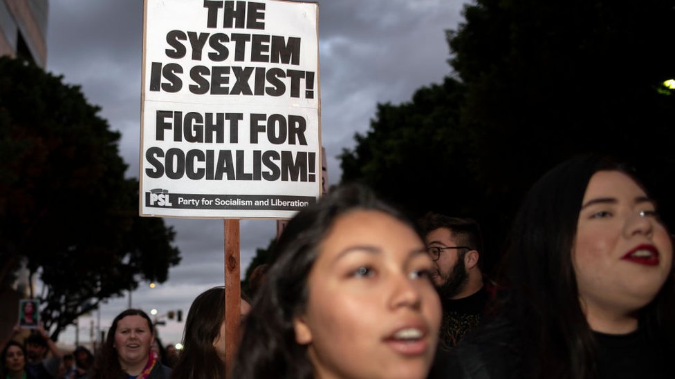 Pancarta por el socialismo