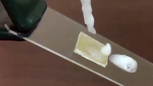 Ohio State University's surface that allows soap to flow over it freely
