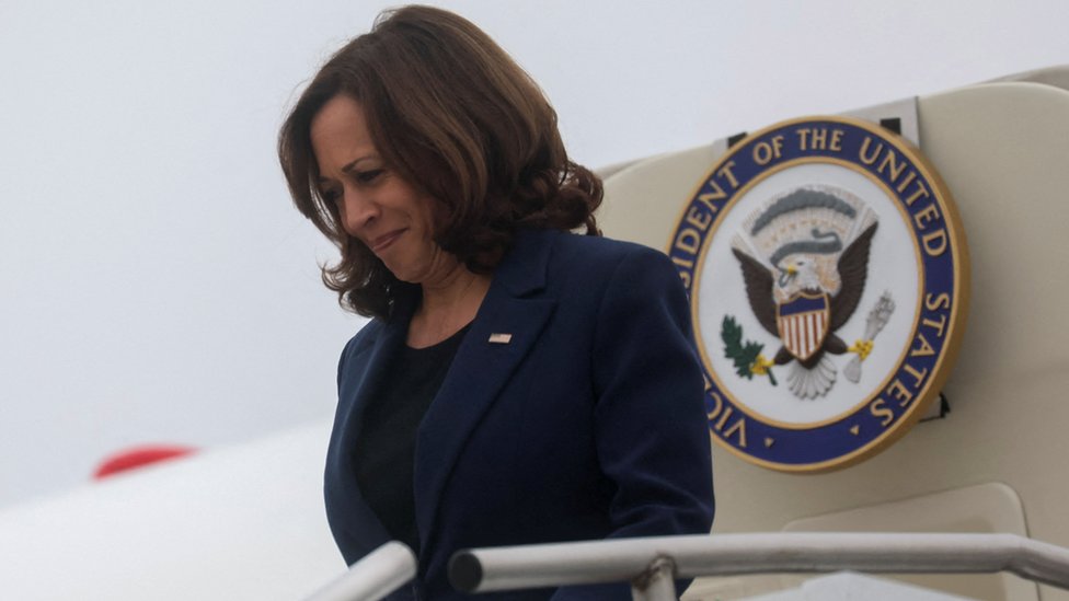 Kamala Harris in S Korea day after North fires missiles