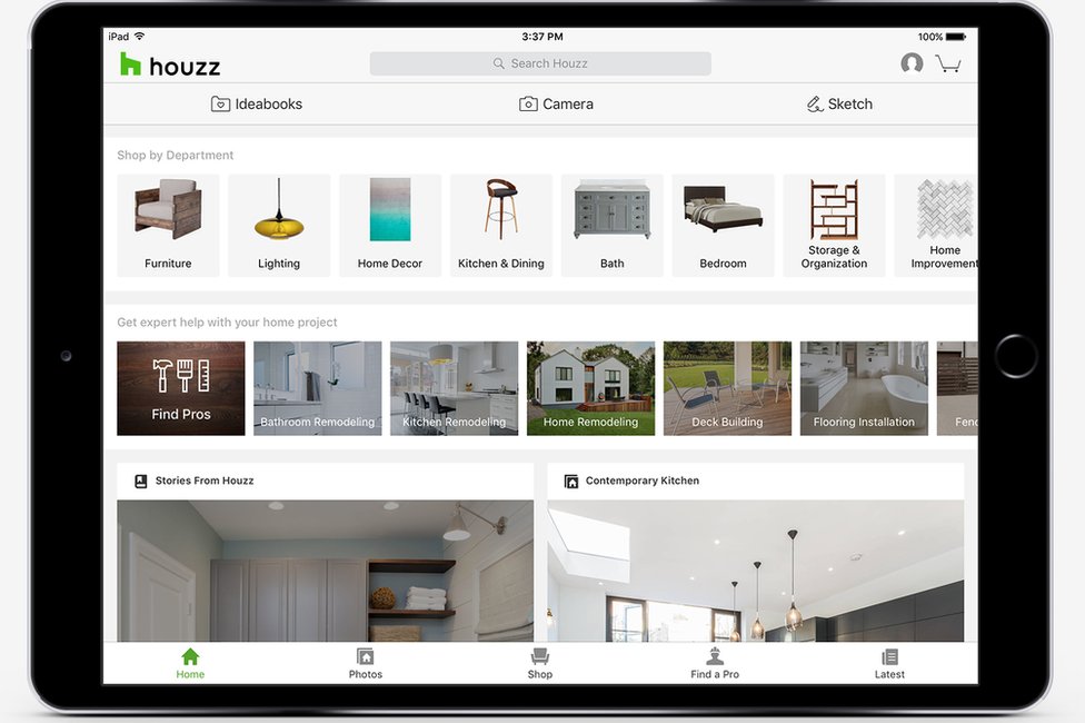 Сайт Houzz