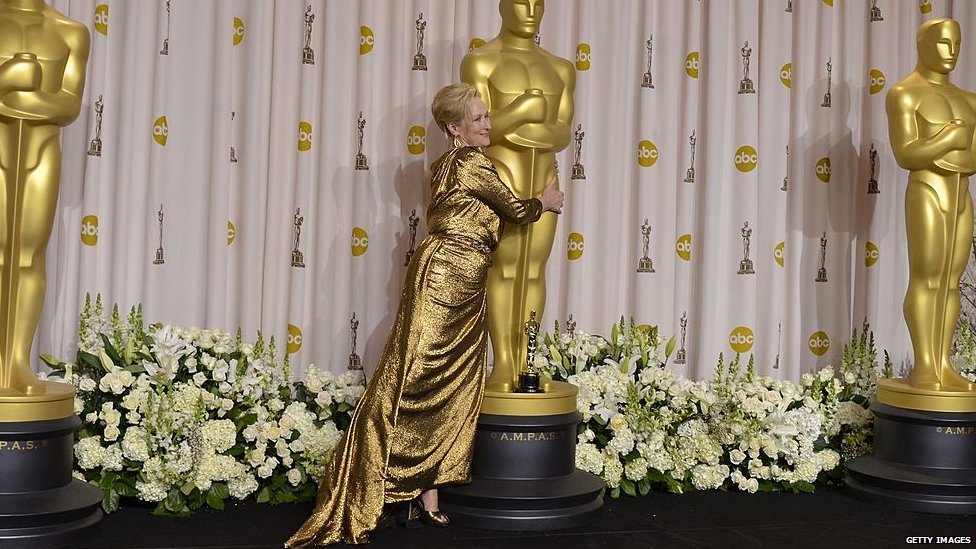 Meryl Streep at the 2012 Oscars