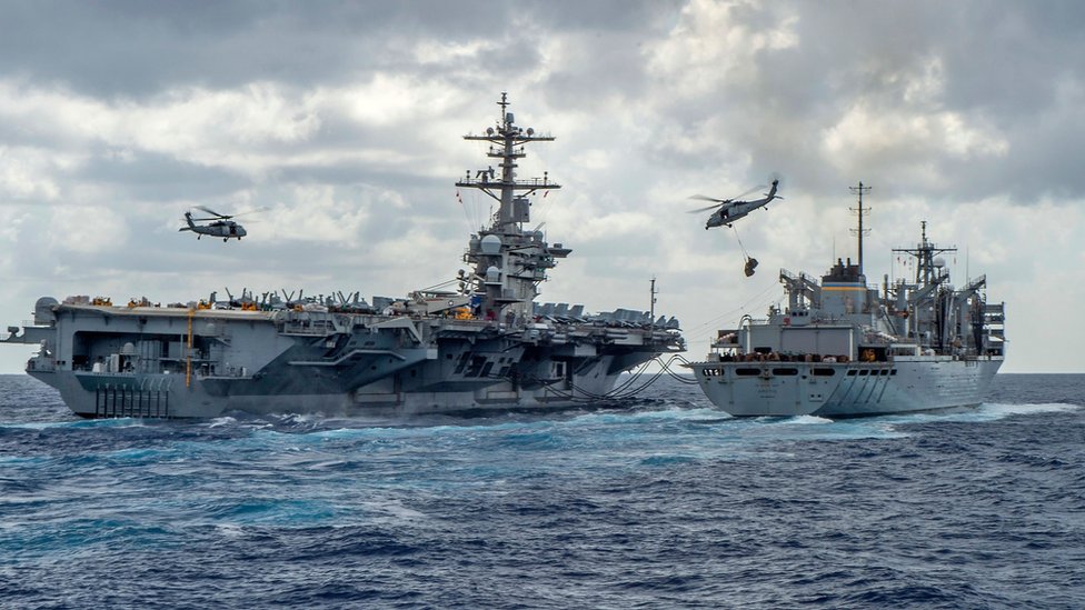 Estados Unidos ha desplegado un grupo de ataque de portaaviones en el Golfo.