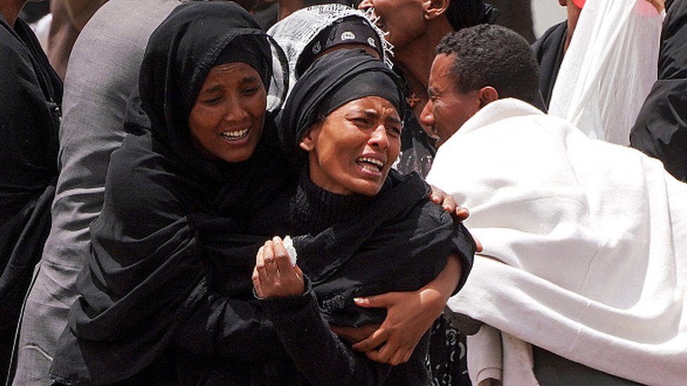 Familiares de las 157 víctimas del accidente Boeing 737 Max en Etiopía.