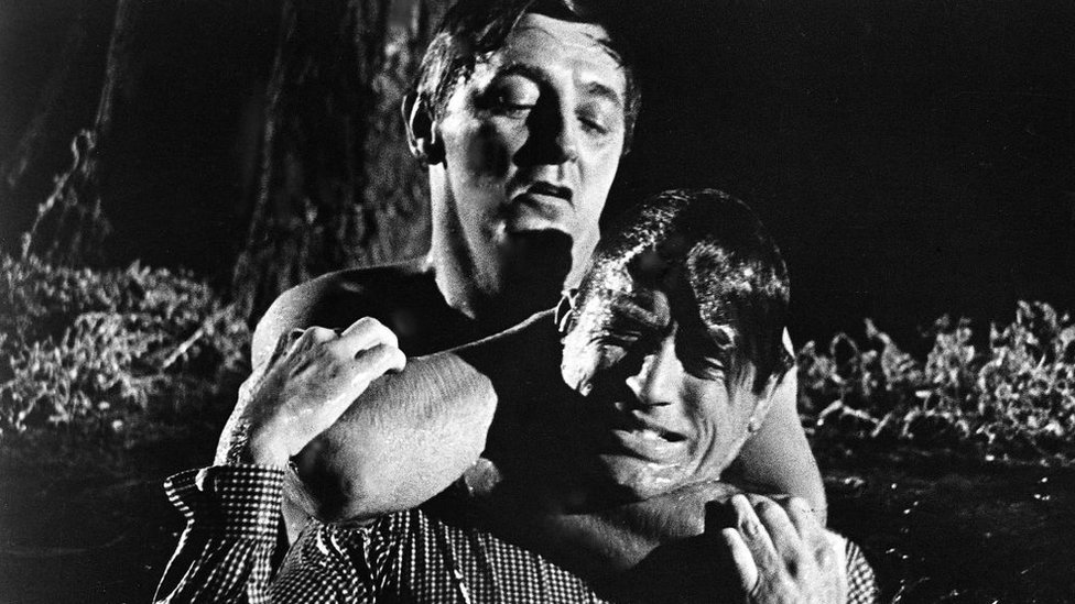 Robert Mitchum y Gregory Peck en "El cabo del miedo"