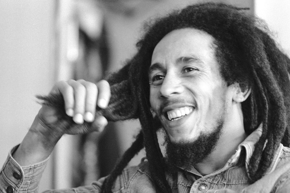 Bob Marley seen in 1978
