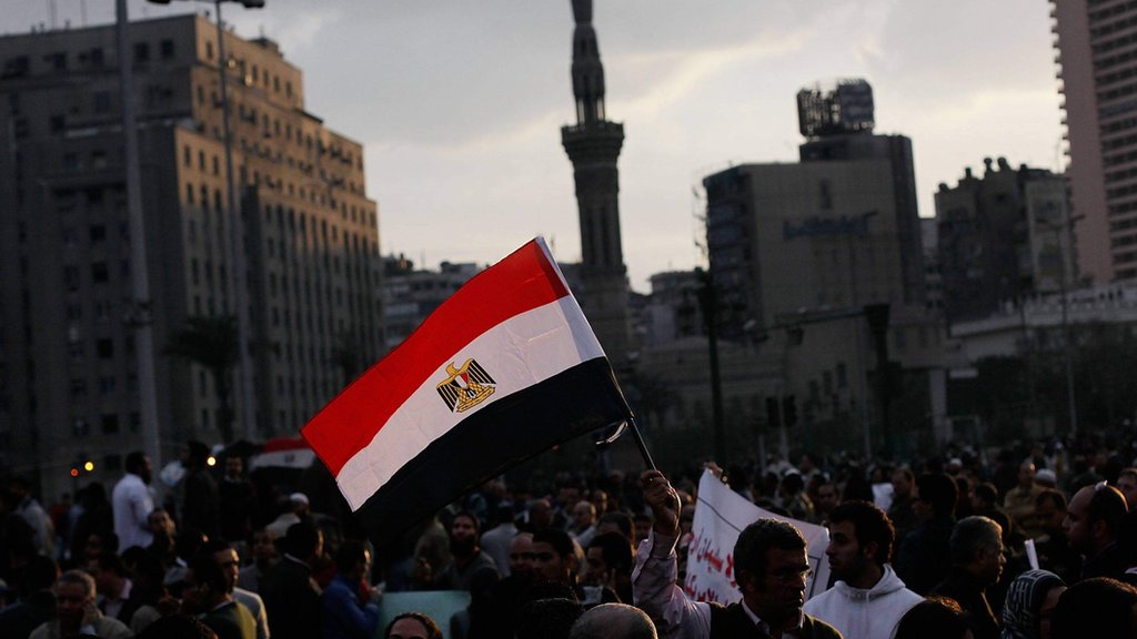 صورة من ميدان التحرير في مصر عام 2011
