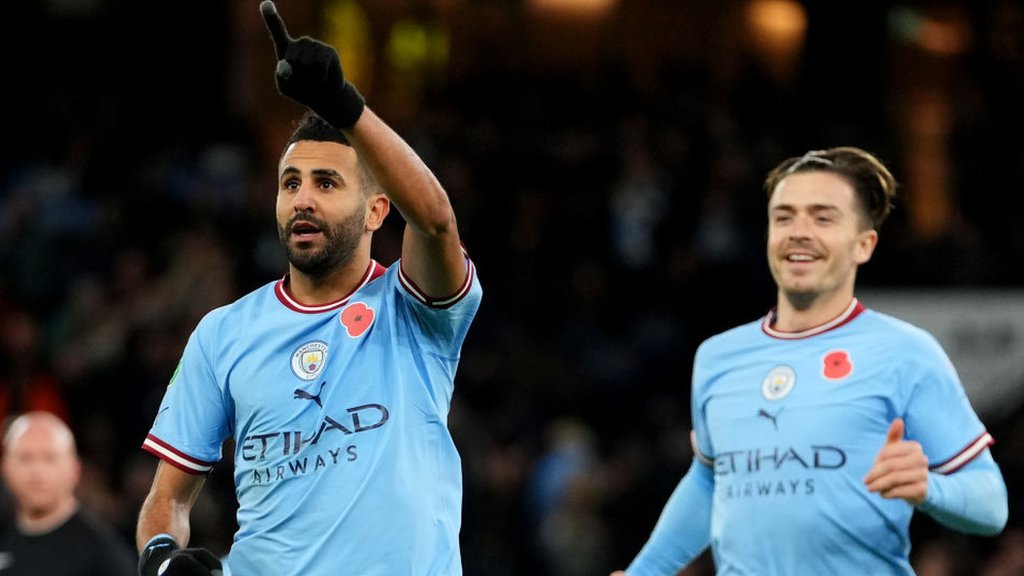 Carabao Cup: Manchester City 2-0 Chelsea - Riyad Mahrez and Julian Alvarez score as City progress