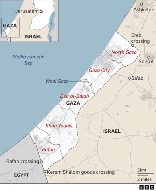 jalur gaza dibelah