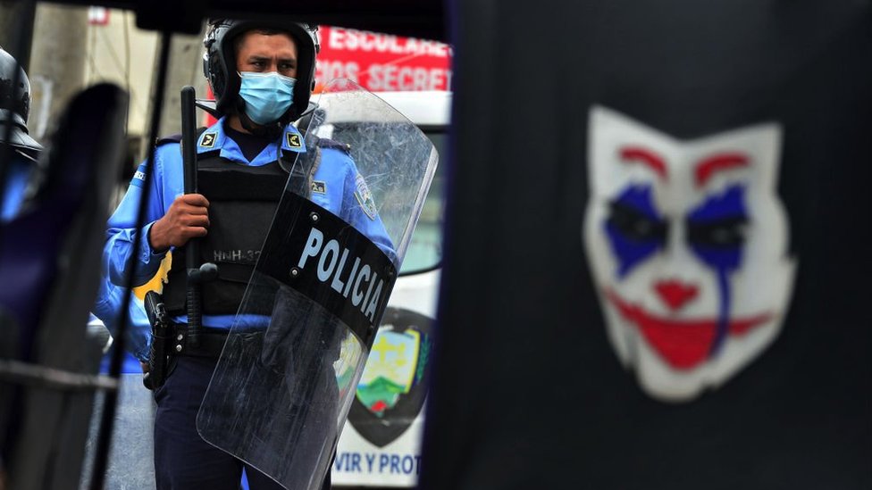 Policia en Honduras