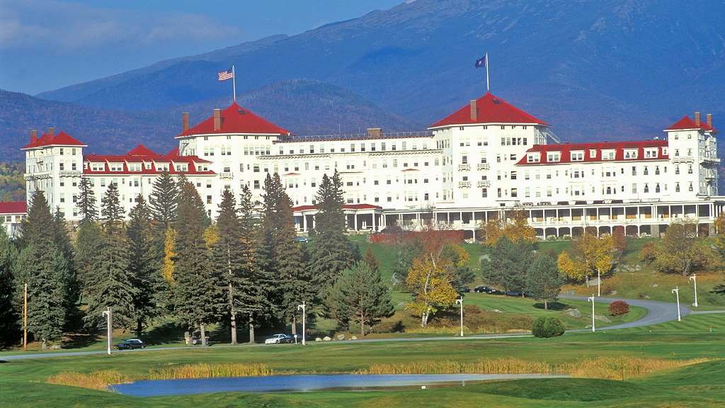 Hotel Mount Washington en Bretton Woods, New Hampshire, EE.UU.