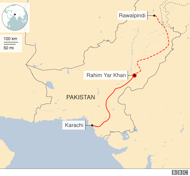 Pakistan train fire: Karachi to Rawalpindi service blaze kills dozens ...