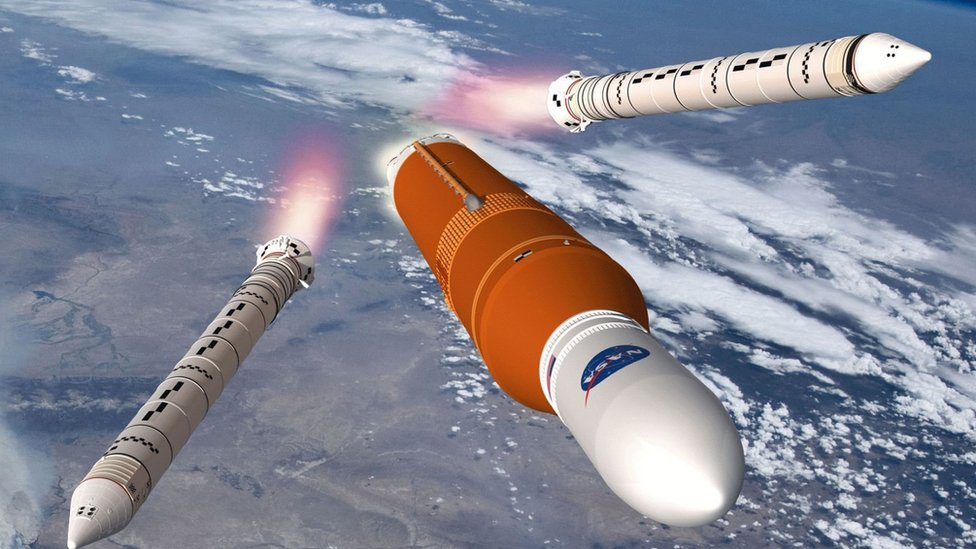 El SLS de la NASA desarrollado por Boeing.