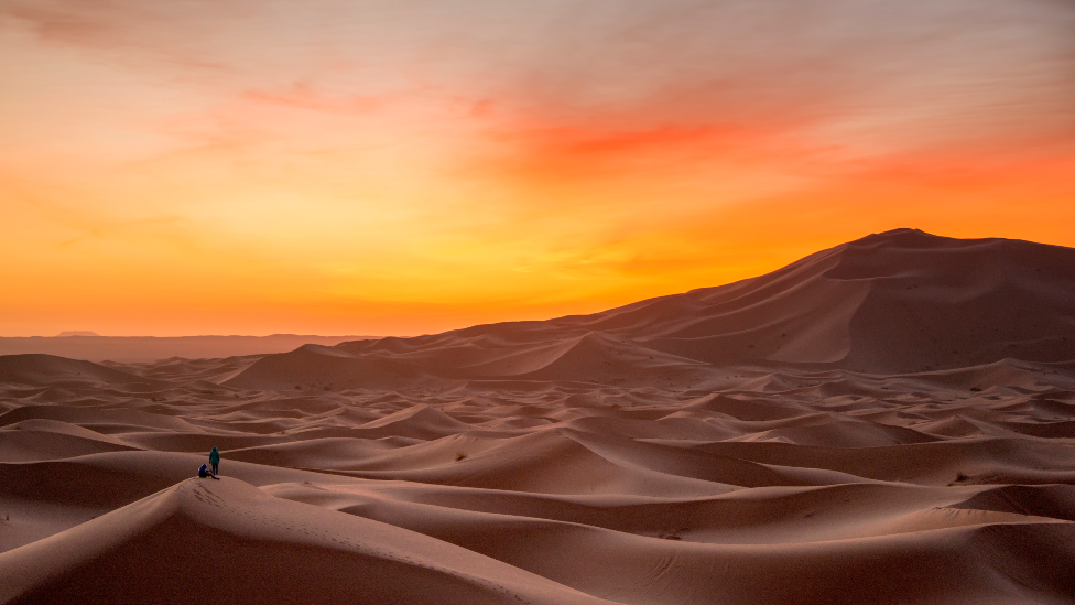 كثبان رملية بالصحراء الكبرى