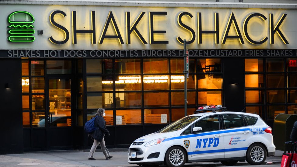Tienda de Shake Shack en Nueva York.