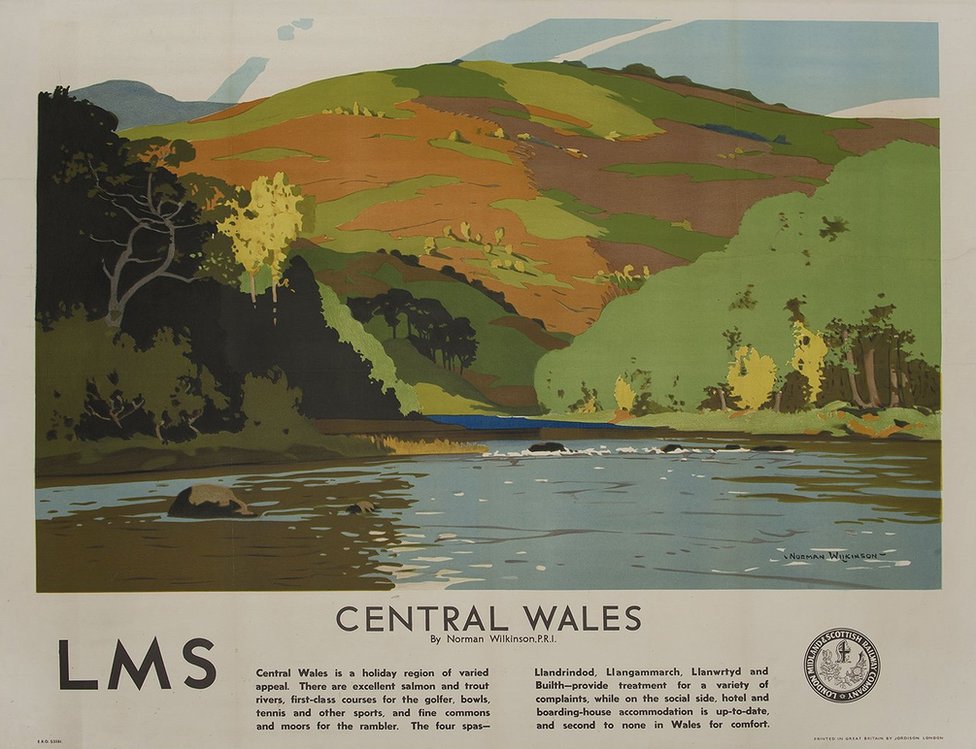 Плакат Центрального Уэльса