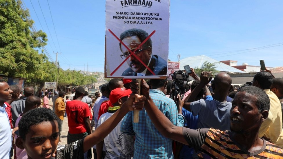 متظاهرون في الصومال