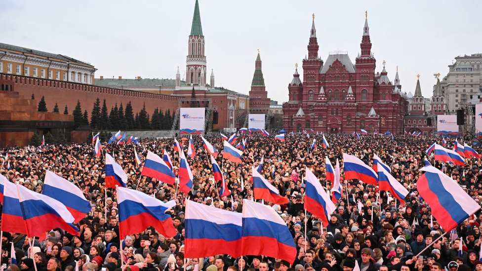 Crowds in Red Square