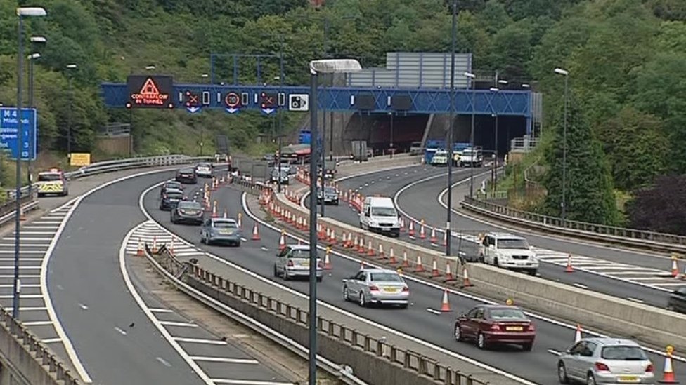 M4 Brynglas tunnel to shut eastbound as part of upgrade