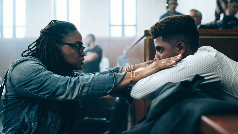 Ava DuVernay and Jharrel Jerome