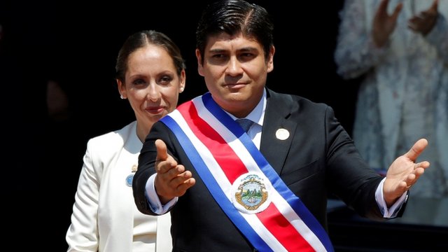 Presidente de Costa Rica Carlos Alvarado