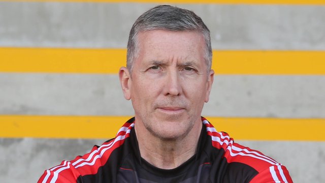 Derry manager Damian Barton