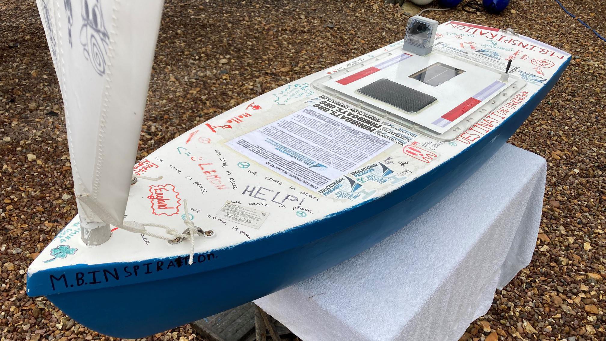 Christchurch Little boat to sail again after 9 000 mile voyage BBC News