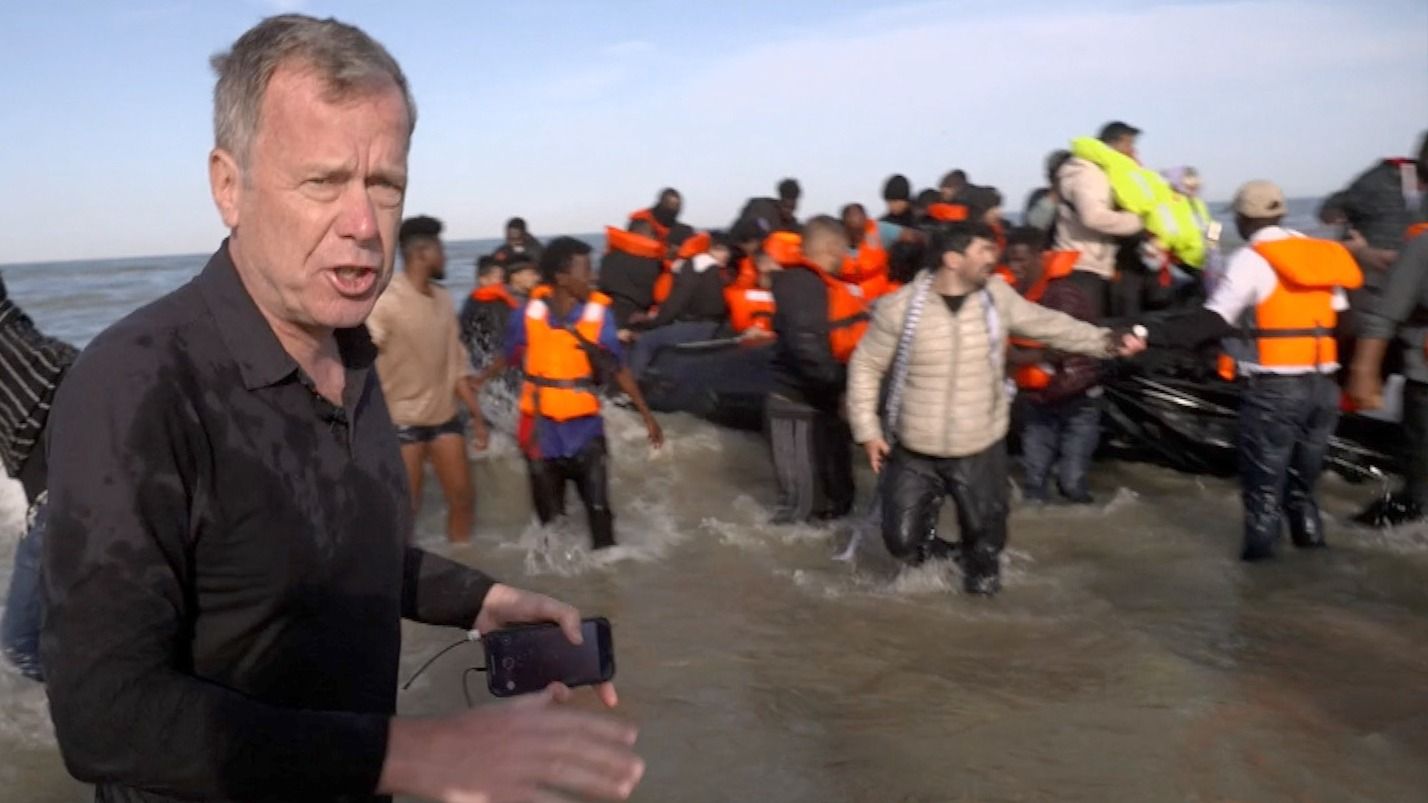 Police intercept migrant boat on French coast in ongoing efforts to curb Channel crossings