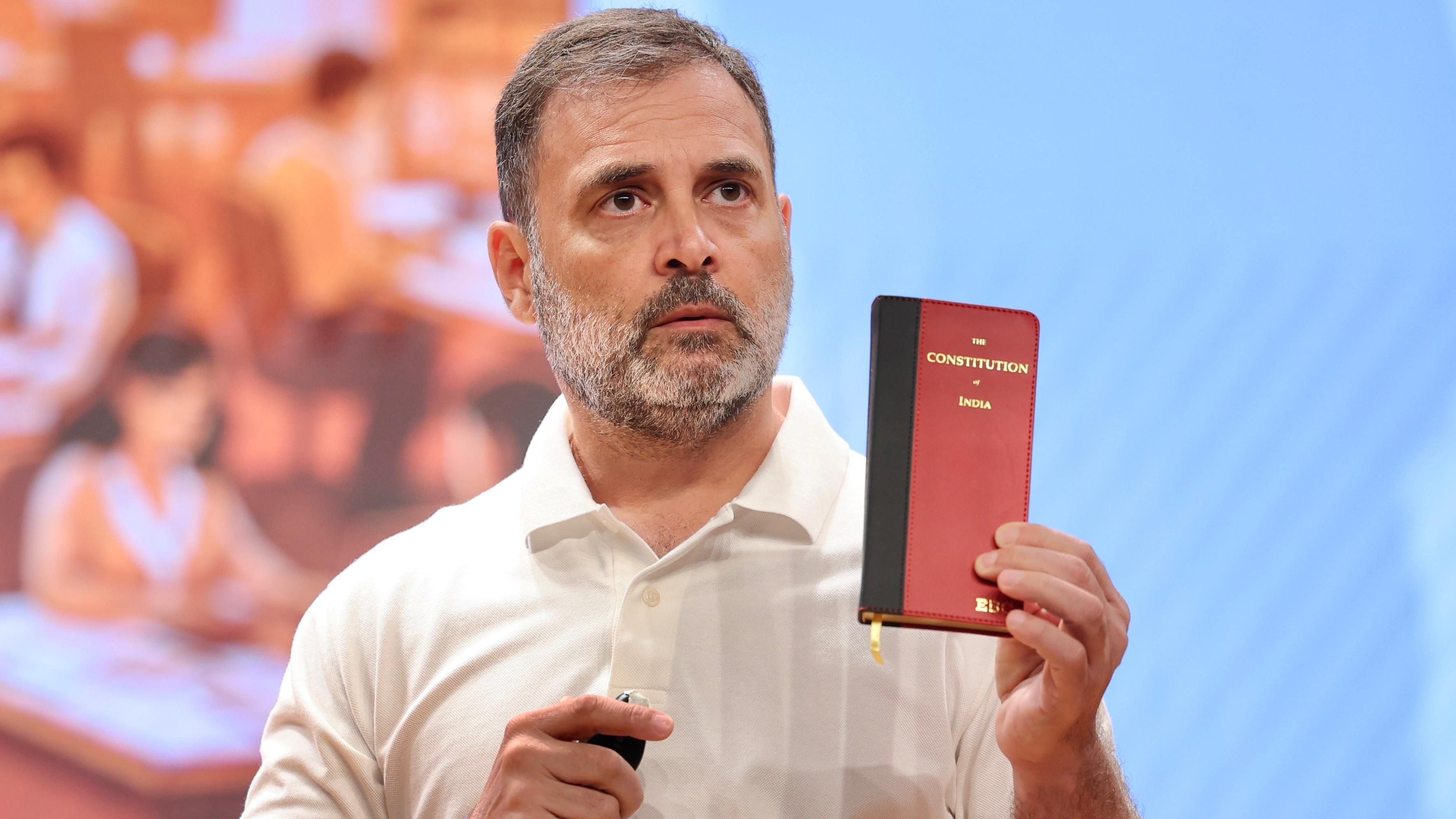 Rahul Gandhi says India's Election Commission shielding 'vote thieves'