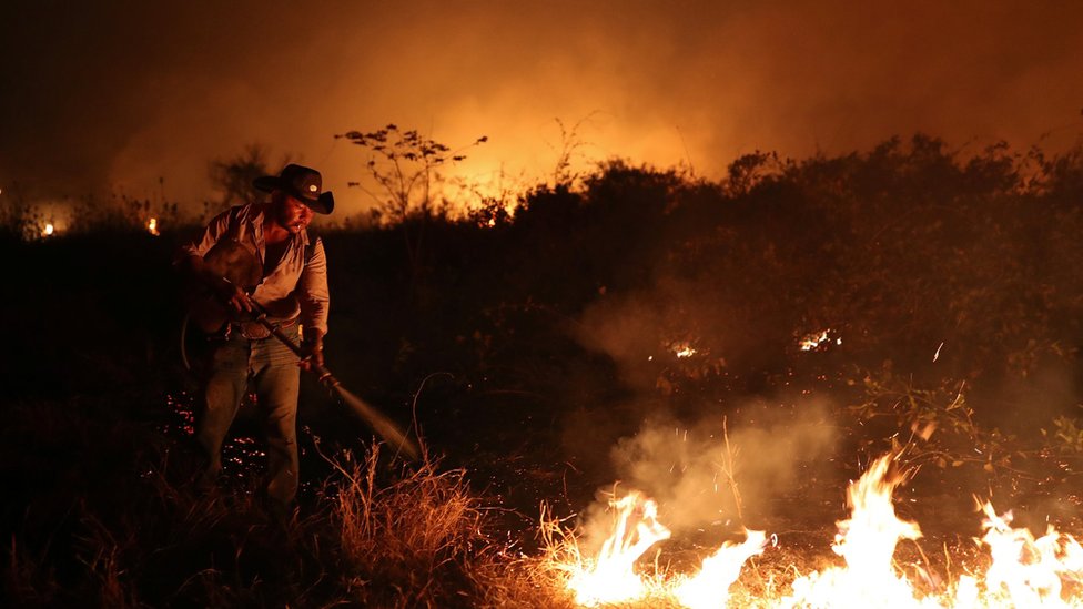 [출처: Reuters] 히샬리송은 브라질에서 가장 중요한 생태계 중 하나인 판타날에서 발생한 화재에 철저히 대처할 것을 브라질 당국에 촉구했다