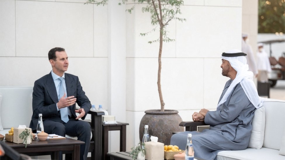 في الصانداي تليغراف: "الولايات المتحدة محبطة بشدة، لاستقبال الأسد في الإمارات" 1 بشار الأسد يزور الإمارات