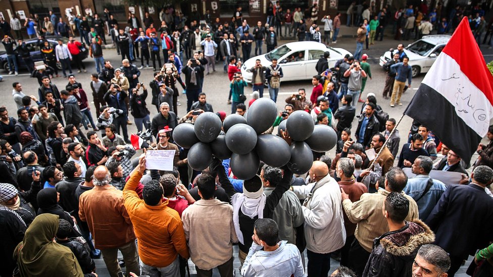 احتفالات بثورة 25 يناير