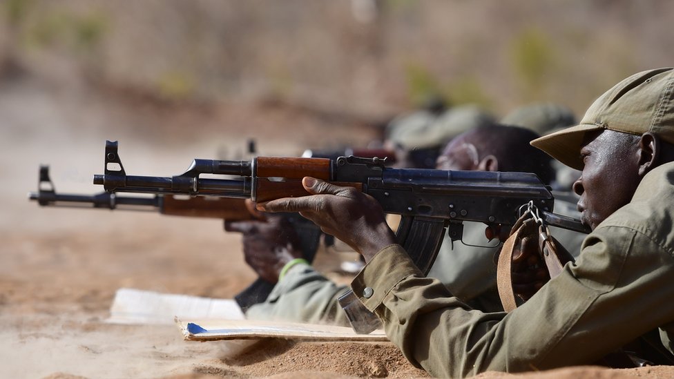 Малийские солдаты проходят подготовку в 2017 году