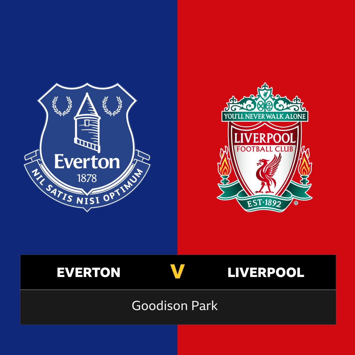 Follow Everton v Liverpool live