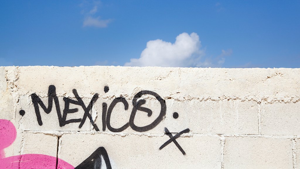 "Mexico" en un grafiti