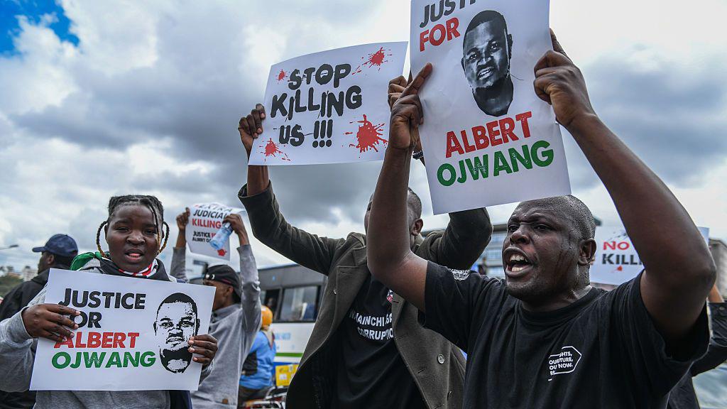 Albert Ojwang's death in detention: Kenyan activists protest in Nairobi