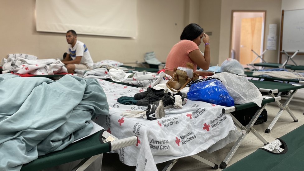 Refugio de migrantes Rescue Mission of El Paso.