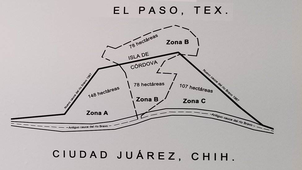 Mapa explicativo de la división