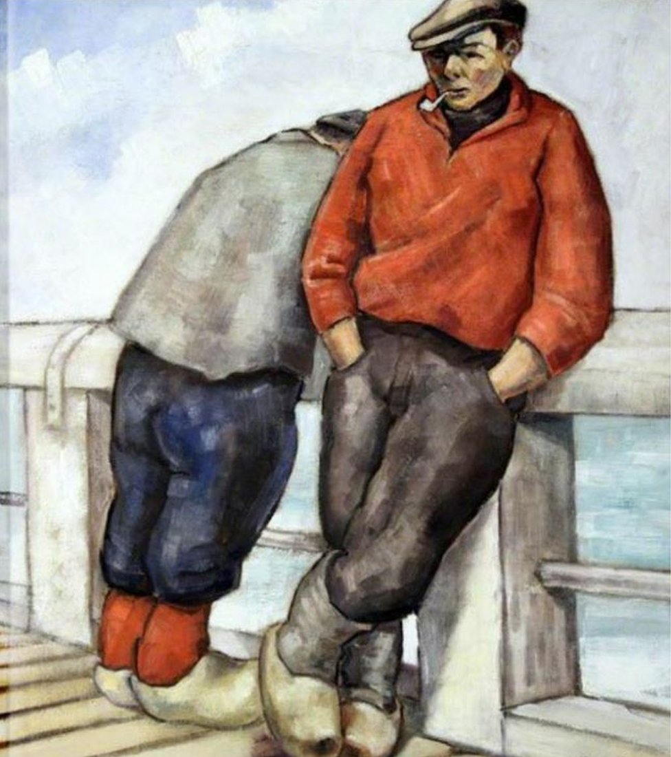 Картина: Два рыбака из Остенде