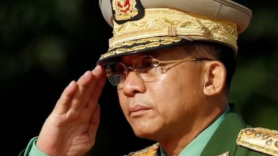 Jenderal Min Aung Hlaing yang memimpin kudeta militer di Myanmar.