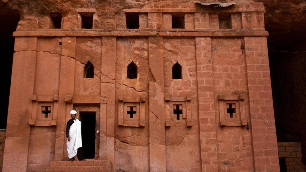 One of the Lalibela churches