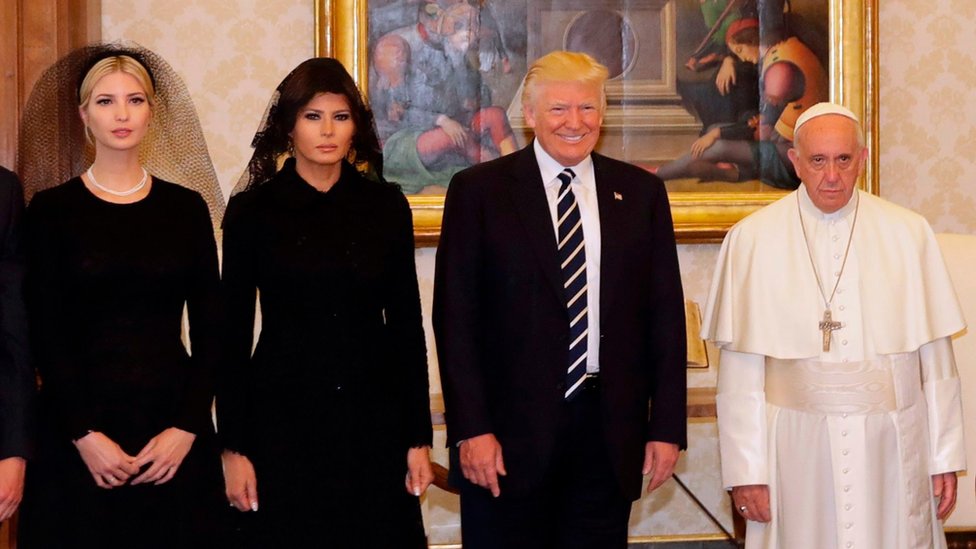 Папа встречает Трампа