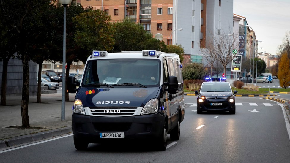Vehículos policiales en España.