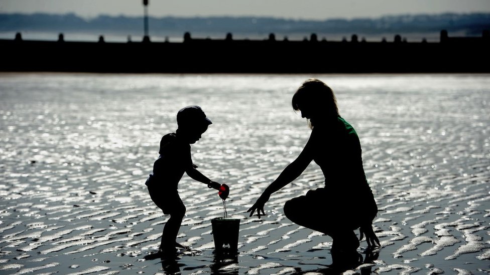 dete, plaža, sunčanje, bebe, beba