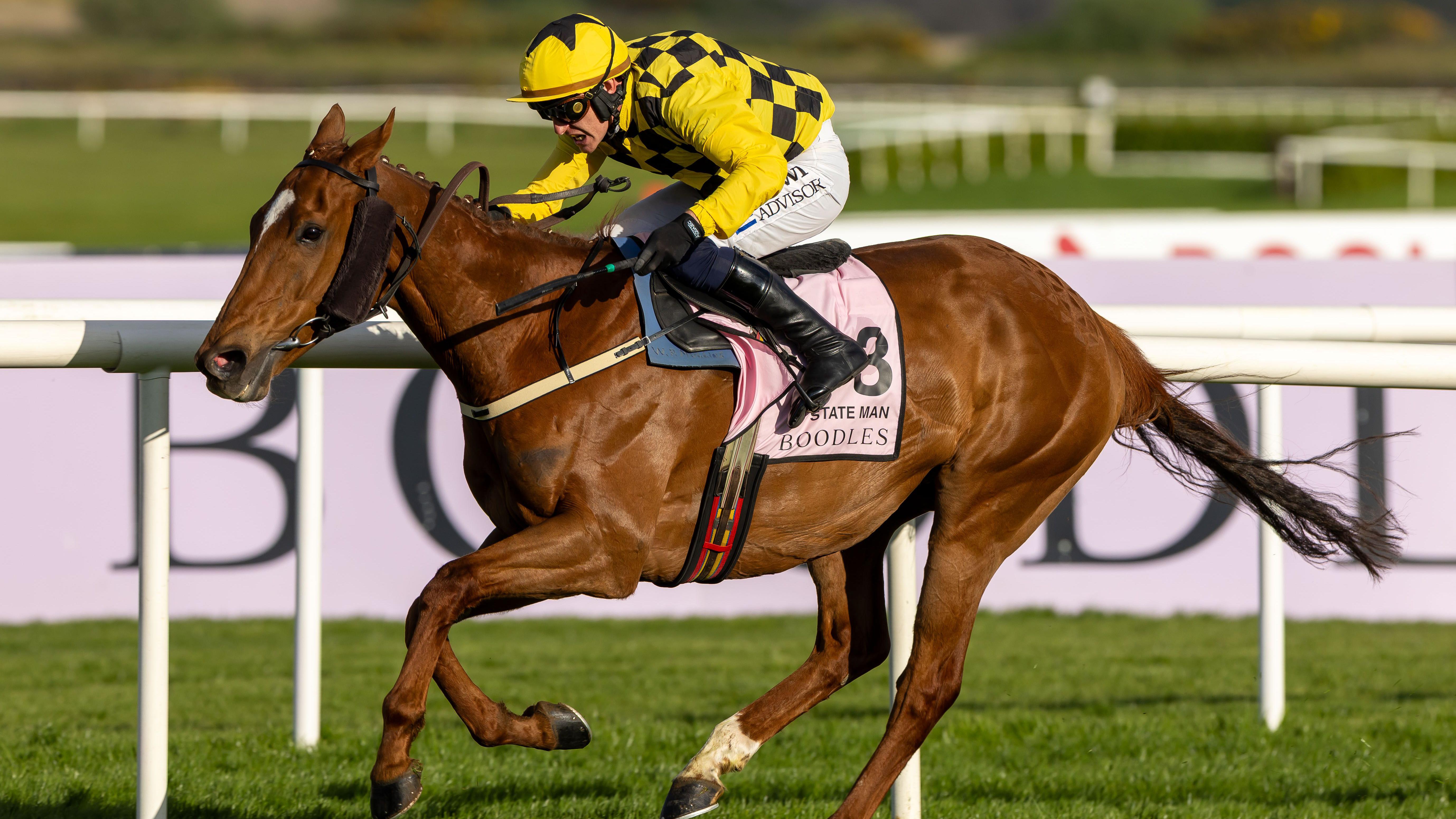 Punchestown Festival: State Man beats Constitution Hill in