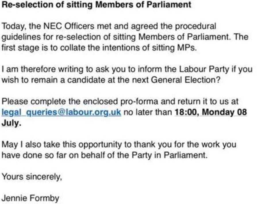 Скриншот письма Formby
