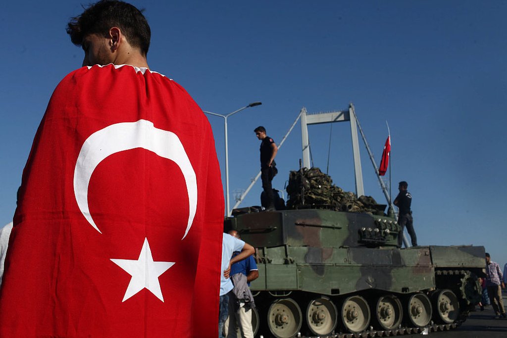   The attempted coup d'état in Turkey 
